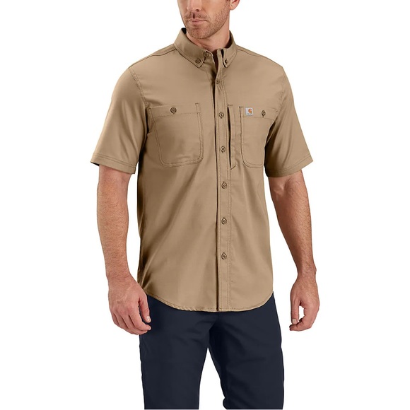 Carhartt Men's Force Relaxed Fit Lightweight Short-Sleeve Shirt - Picture 1 of 5